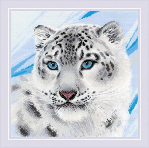 Riolis  Cross Stitch Kit - Snow Leopard
