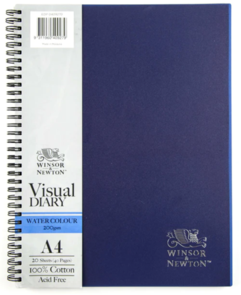 Winsor & Newton Watercolour Diary, 200gsm 20sheets