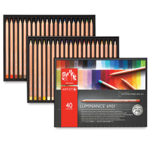 Caran d'Ache Luminance 6901 Colouring Pencil Set of 40