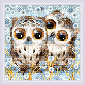 Riolis Diamond Mosaic Embroidery Kit - Little Owls