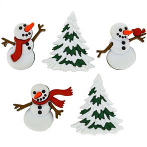 Dress It Up Holiday Embellishments - Let It Snow