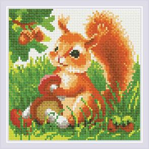 Riolis Diamond Mosaic Embroidery Kit - Squirrel