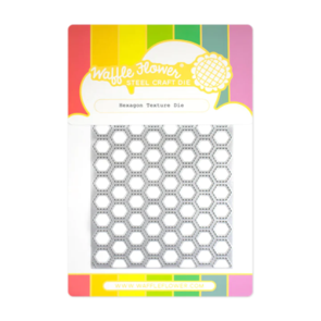 Waffle Flower Hexagon Texture Die