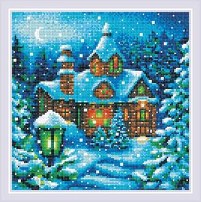Riolis Diamond Mosaic Embroidery Kit - Snowfall in the Forest