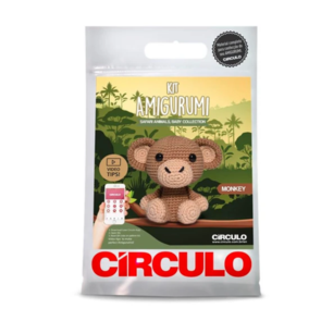 Circulo Amigurumi Kit (SAFARI BABY) Monkey