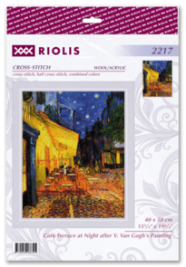 Riolis Café Terrace at Night after V. Van Gogh's Painting 2217