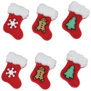 Dress It Up Holiday Embellishments - Stockings