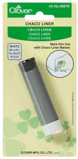 Clover 469W - Chaco Liner - White - Chalk Pen – Riverside Fabrics