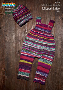 Naturally Knitting Pattern - K473 - Romper and Hat