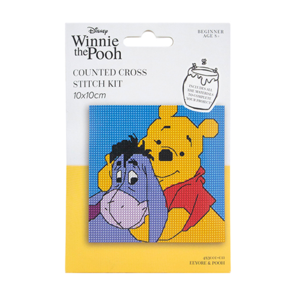 Disney Counted Cross Stitch Mini 10x10cm - Pooh & Eeyore