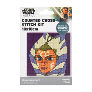 Disney Star Wars Counted Cross Stitch Mini 10x10cm - Ahsoka