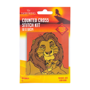 Disney Counted Cross Stitch Mini 10x10cm - Lion King