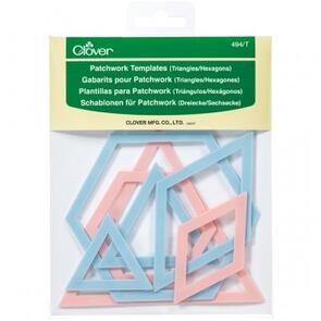 Clover  Patchwork Templates - Triangles / Hexagons