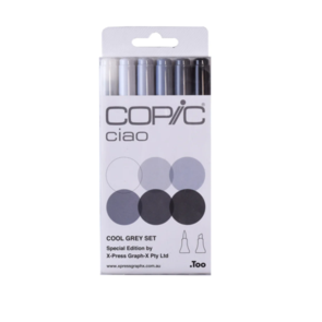 Copic Ciao Cool Grey 6 Piece Set