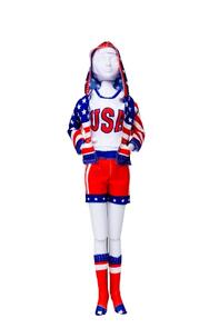 Dress Your Doll Making Couture Outfit Kit - Sporty Stars & Stripes
