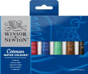 Winsor & Newton Cotman Watercolour 8ml Set 6pc