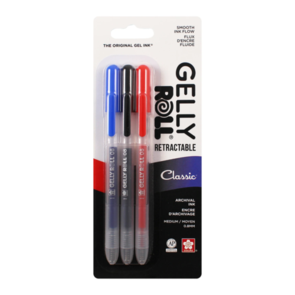 SAKURA Gelly Roll Retractable Classic Pen Set - 3 pcs
