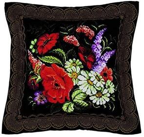 Riolis Cross Stitch Kit - Cushion/Panel Zhostovo Painting