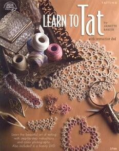 Leisure Arts  Learn to Tat (Book & DVD)