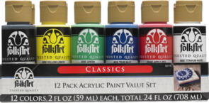 FolkArt Acrylic 59Ml Classics Set 12