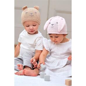DMC Baby Cotton Rabbit or Teddy Bear Hat Pattern