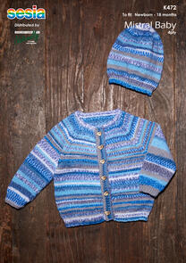 Naturally Knitting Pattern - K472 - Jacket and Hat
