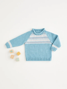 Sirdar Ragland Faie Isle Sweater - Knitting Pattern / Kit