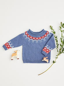 Sirdar Nordic Fair Isle Sweater 5391 - Knitting Pattern