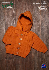 Naturally Knitting Pattern - K461 - Hooded jacket