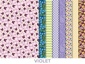 Dress Your Doll Making Couture Fabric Set Kit - Violet