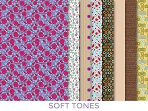 Dress Your Doll Making Couture Fabric Set Kit - Soft Tones