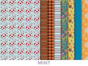 Dress Your Doll Making Couture Fabric Set Kit - Mint