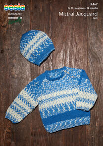Naturally Knitting Pattern - K467 - Swater & Hat