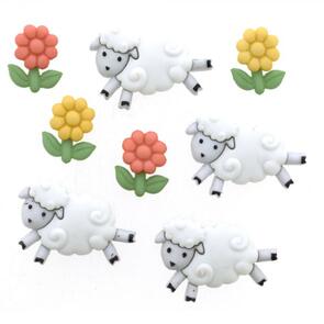 Dress It Up Embellishments - Counting Sheep