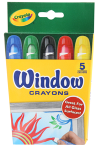 Crayola Washable Window Crayons 5pk