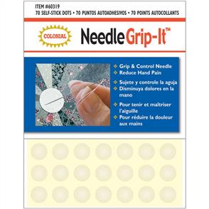 Colonial Needle Grip-It Flexible Self-Adhesive Dots