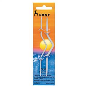 Pony Cranked Cable Stitch Needles 2/Pkg - 2.00mm to 4.00mm