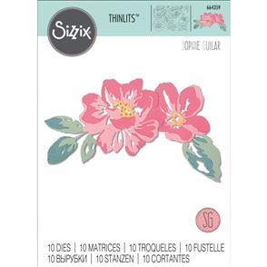 Sizzix  Thinlits Die Set 10PK - Floral Layers