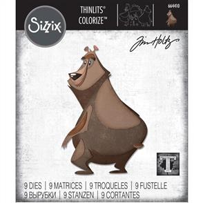 Sizzix Tim Holtz - Thinlits Die Set 9PK Theodore, Colorize