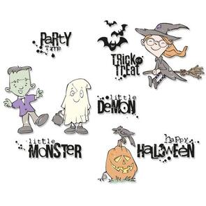 Sizzix  Clear Stamps 10PK - Fright Night!