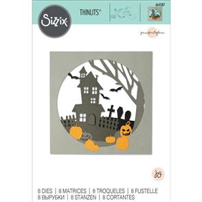 Sizzix  Thinlits Die Set 8PK - Haunted Hills