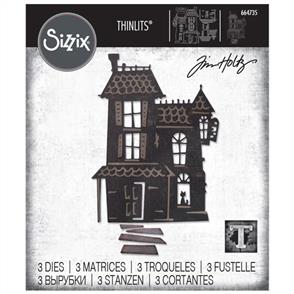 Sizzix Tim Holtz Dies - Haunted - 3Pkg