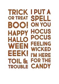 Sizzix Tim Holtz Thinlits Die Set 9pk  - Bold Text Halloween