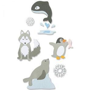 Sizzix  Thinlits Die Set 8PK - Arctic Animals