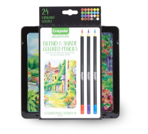 Crayola Signature Blend & Shade Colored Pencils 24 Pieces