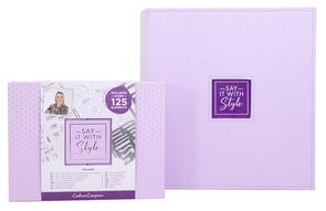 Crafters Companion Craft Box Kit - Say It With Style (over 125pc)