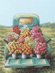 Dimensions Counted Cross Stitch Kit - Flowers for Sale