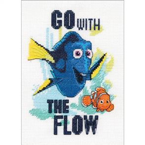 Dimensions  Disney Finding Dory Counted Cross Stitch Kit 5"X7"