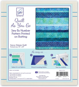 June Tailor QAYG Lap Quilt  - Savvy Stripes