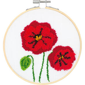 Dimensions Punch Needle Kit - Poppies